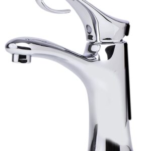 ALFI brand AB1295 Single Lever Bathroom Faucet, Brushed Nickel