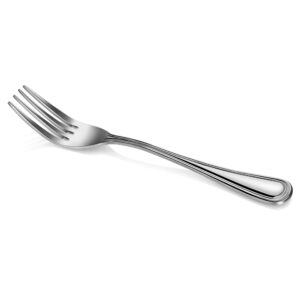 New Star Foodservice 58048 Slimline Pattern, 18/0 Stainless Steel, Dinner Fork, 7.5-Inch, Set of 12