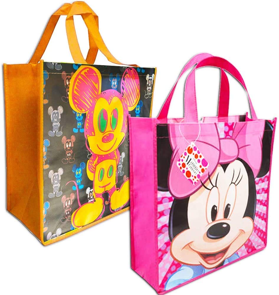 Disney Mickey and Minnie Mouse Reusable Tote Set