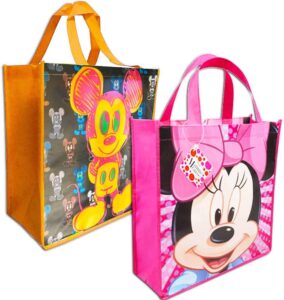 disney mickey and minnie mouse reusable tote set