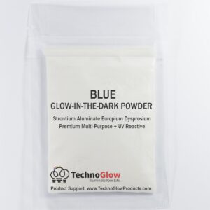 Glow in the Dark Powder, Natural Blue for Resin, Epoxy, Acrylics, Paint, Slime, Sealers - 50 Grams