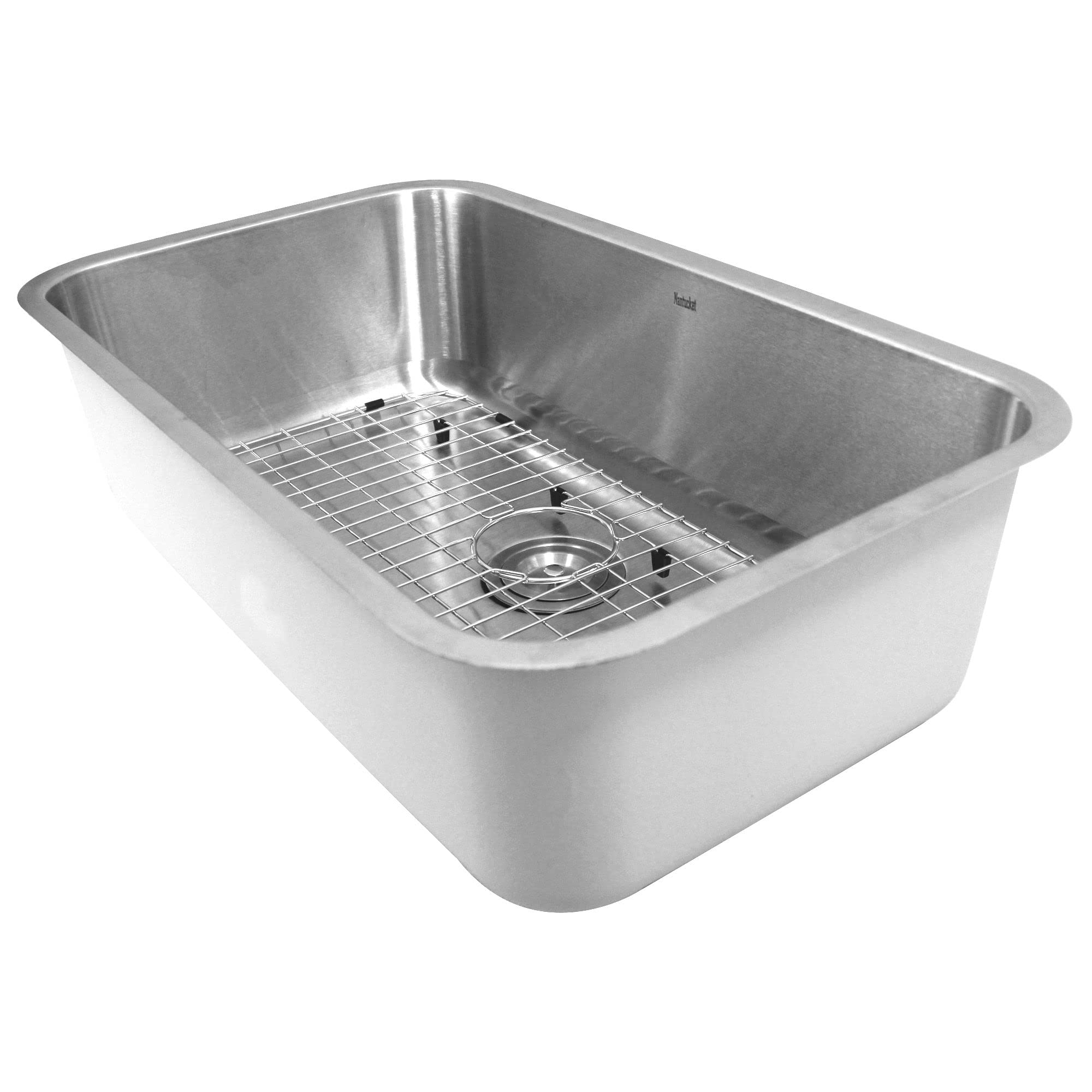 Nantucket Sinks NS3018-10-16 30" Large Rectangle, Stainless Steel Undermount Kitchen Sink