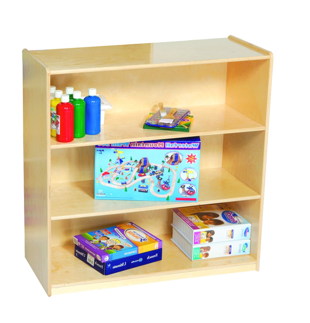 Contender 3 Shelf Kids Storage Solution | Wooden Bookshelf / Toy Organizer for Kids