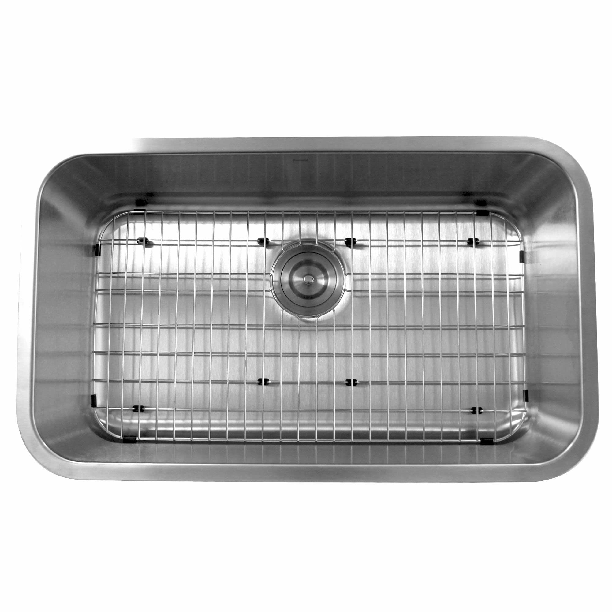 Nantucket Sinks NS3018-10-16 30" Large Rectangle, Stainless Steel Undermount Kitchen Sink