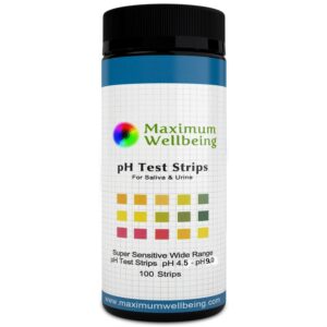 the original premium quality ph test strips for urine and saliva. a fast, accurate way to test your body acid alkaline balance. more accurate than litmus paper or ph paper.