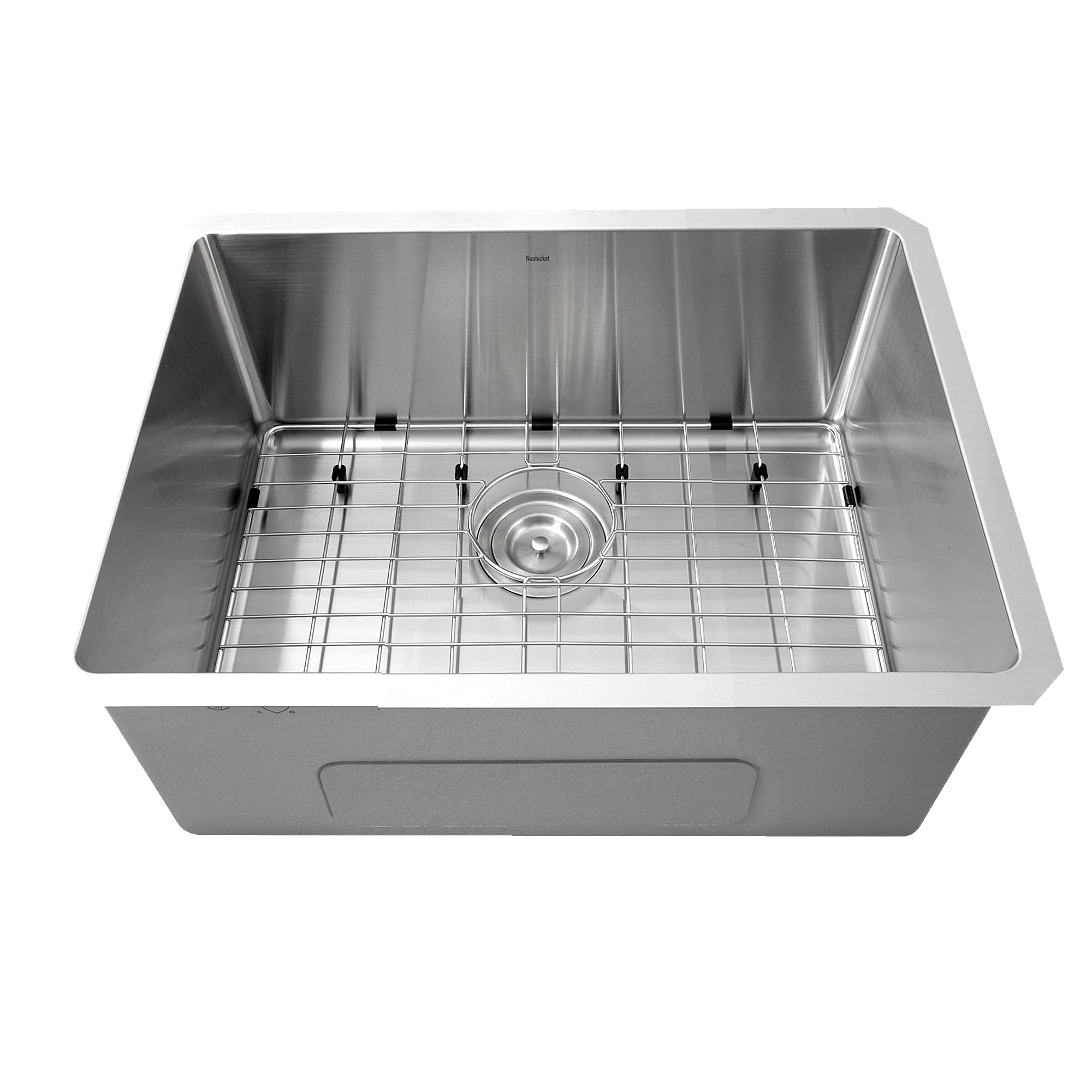 Nantucket Sinks SR2318 23-Inch Small Radius Rectangle Stainless Steel Undermount Kitchen Sink