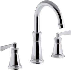 kohler t45849-4-cp archer deck-mount bath faucet trim, polished chrome