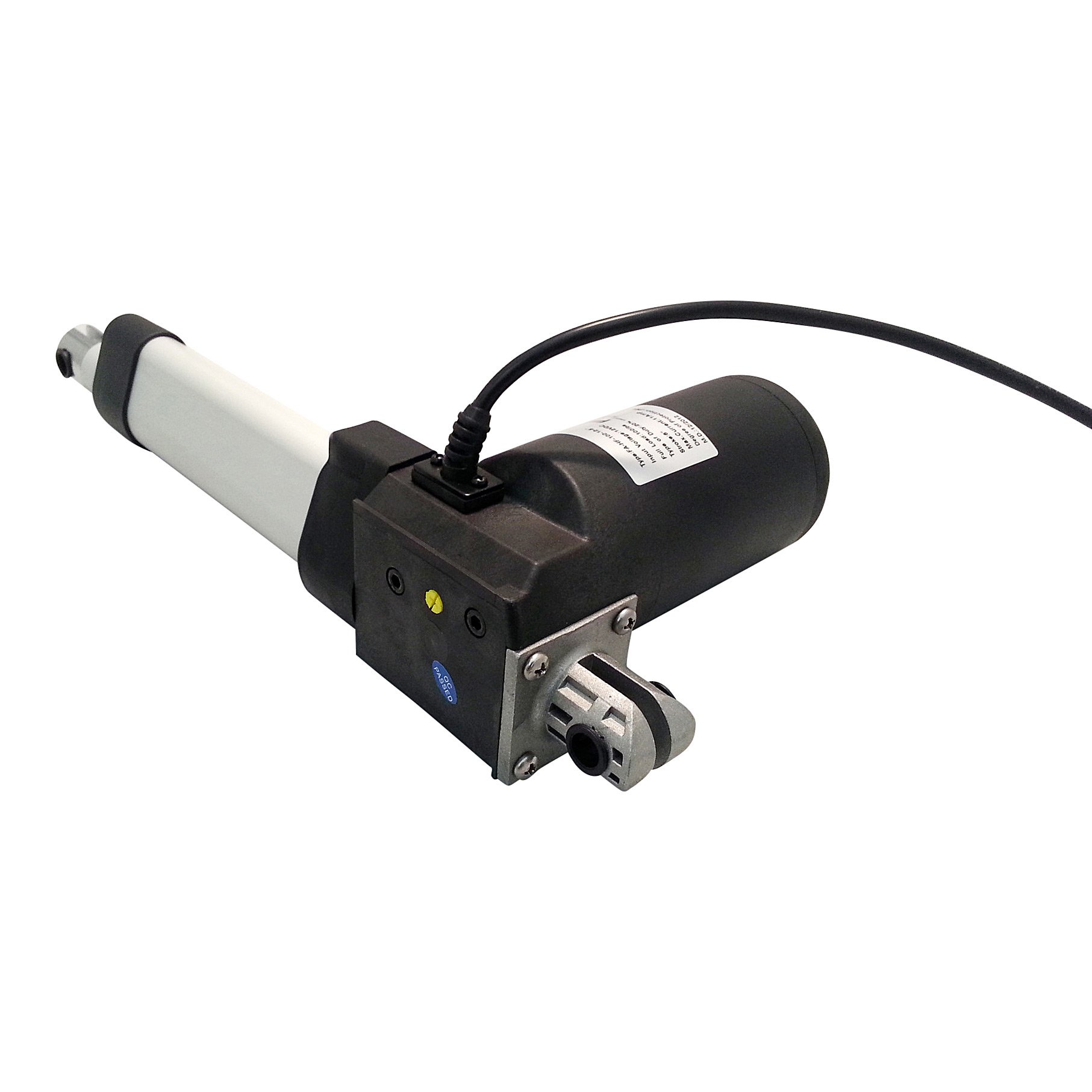 Linear Actuator IP66 Rated Deluxe High Force Motion 100lb Capacity 6 Inch Stroke