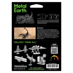 Fascinations Metal Earth Scorpion 3D Metal Model Kit