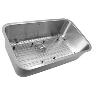 Nantucket Sinks NS3018-10-16 30" Large Rectangle, Stainless Steel Undermount Kitchen Sink