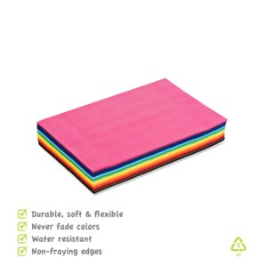 Smart-Fab Fabric Weatherproof Cut Sheet, 9 x 12 Inches, Assorted Color, Pack of 270