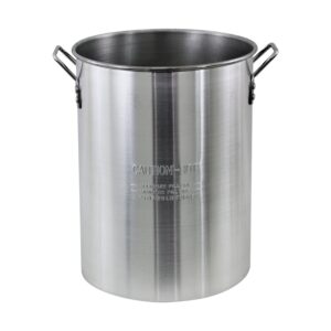 Chard ASP30, Aluminum Perforated Safety Hanger, 30 Quart Stock Pot and Strainer Basket, 1, Stainless Steel