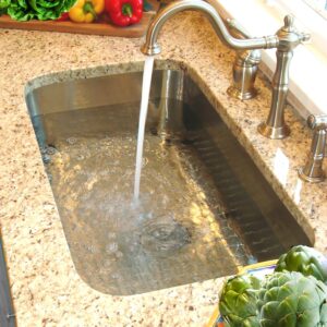 Nantucket Sinks NS3018-10-16 30" Large Rectangle, Stainless Steel Undermount Kitchen Sink