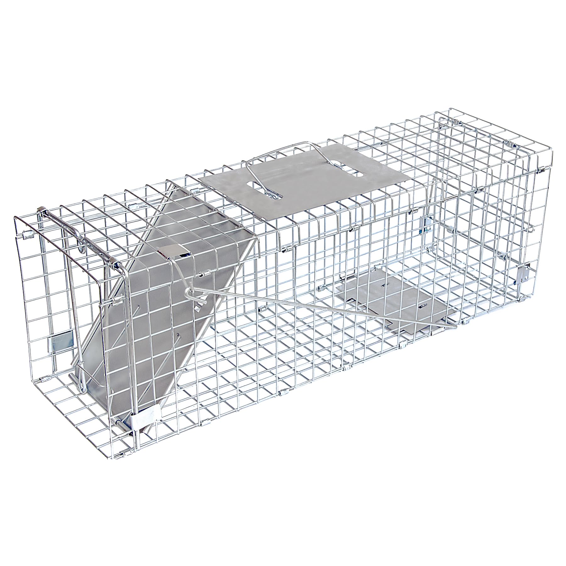 JT Eaton Answer® for Squirrels, Rabbits & Other Medium Pests, 24" x 7" x 8" Professional Live Animal Trap