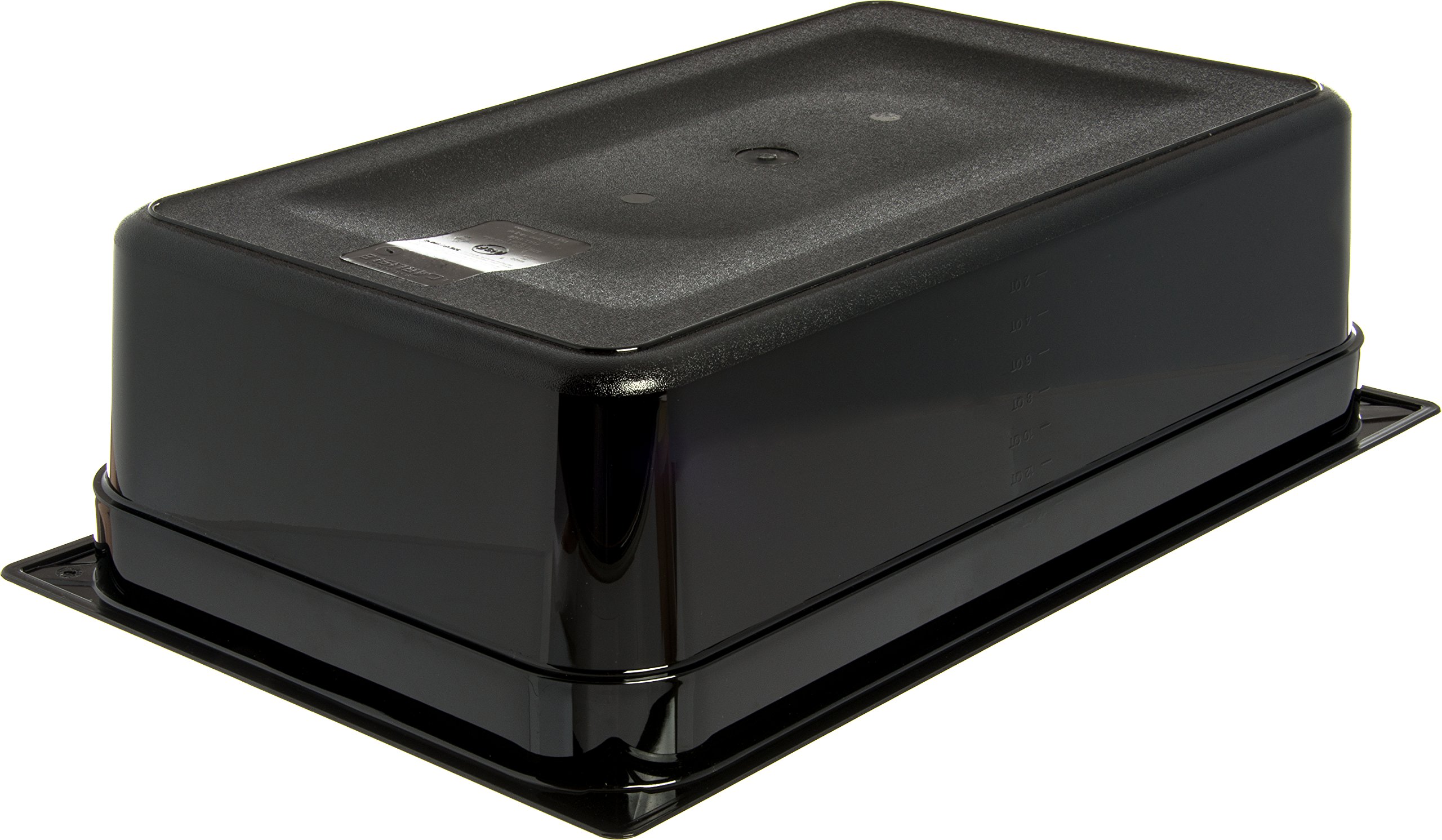 Carlisle FoodService Products 10402B03 StorPlus High Heat Food Pan, 6" Deep, Full Size, Black