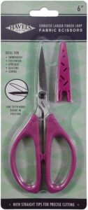 havel's large finger loop scissors, pink