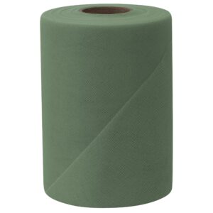 falk fabrics tulle spool, 6-inch by 100-yard, sage