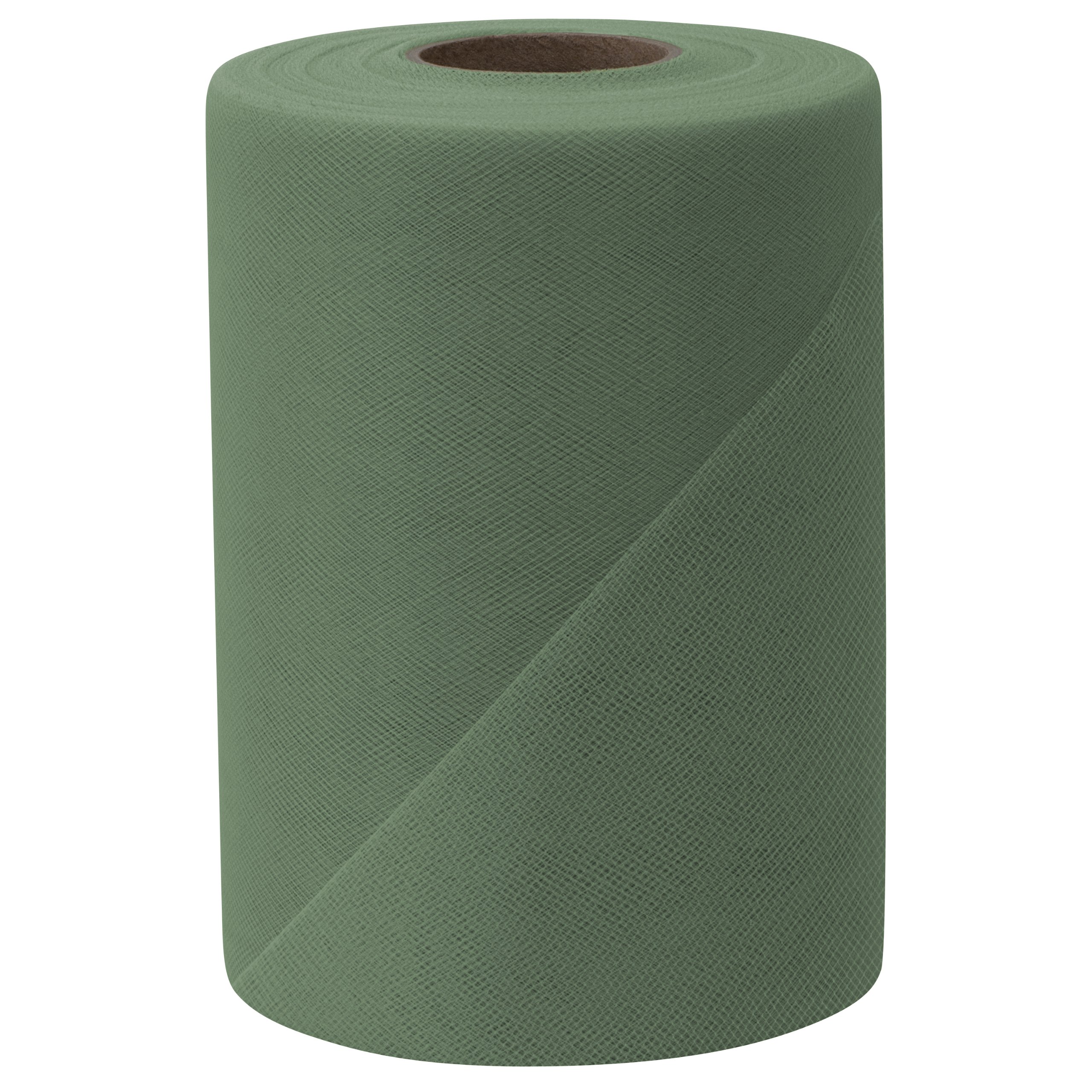 Falk Fabrics Tulle Spool, 6-Inch by 100-Yard, Sage