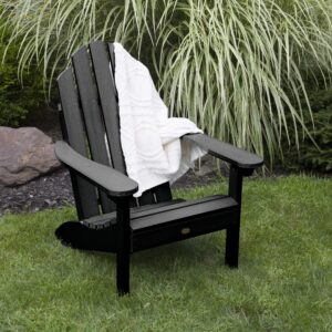 Highwood AD-CLAS1-BKE Classic Westport Adirondack Chair, Black