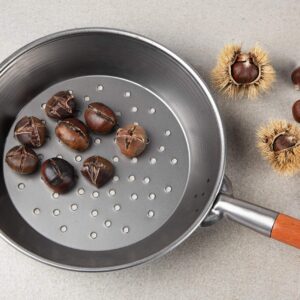 Excelsa Caldarroste Frying Pan Skip Chestnuts, Alloy Steel