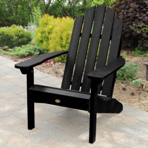 Highwood AD-CLAS1-BKE Classic Westport Adirondack Chair, Black