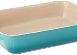 Le Creuset Stoneware Rectangular Dish, 1.8 qt. (10.5" x 7"), Caribbean