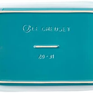 Le Creuset Stoneware Rectangular Dish, 1.8 qt. (10.5" x 7"), Caribbean