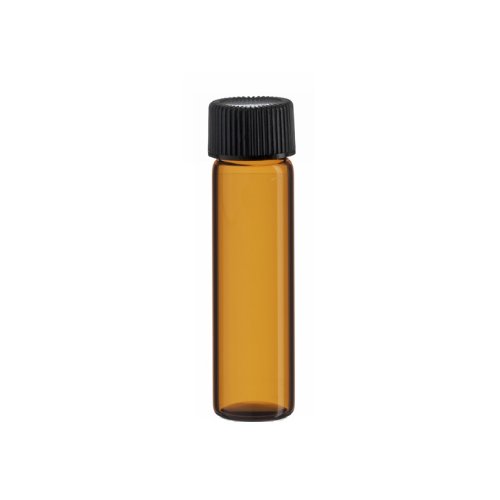 2 Dram Amber Glass Vial - Screw Cap - Pack of 144