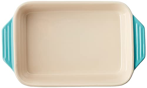 Le Creuset Stoneware Rectangular Dish, 1.8 qt. (10.5" x 7"), Caribbean