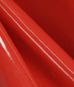 red patent leather vinyl fabric - by the yard