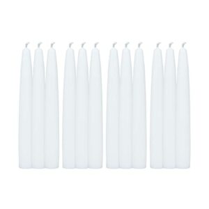 6 Inch White Taper Candles