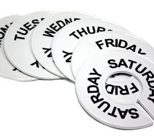 RDR-2 Round Rack Divider - Days of The Week (Mon-Sat)