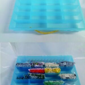 Romanoff: Organizer Box Large, Blue (19 Compartments)