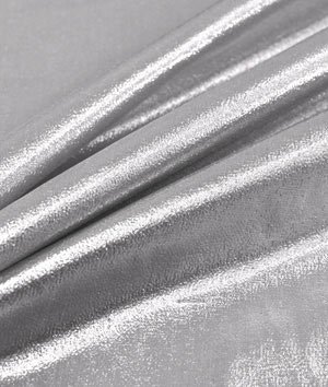 Silver Lame Fabric - by The Yard