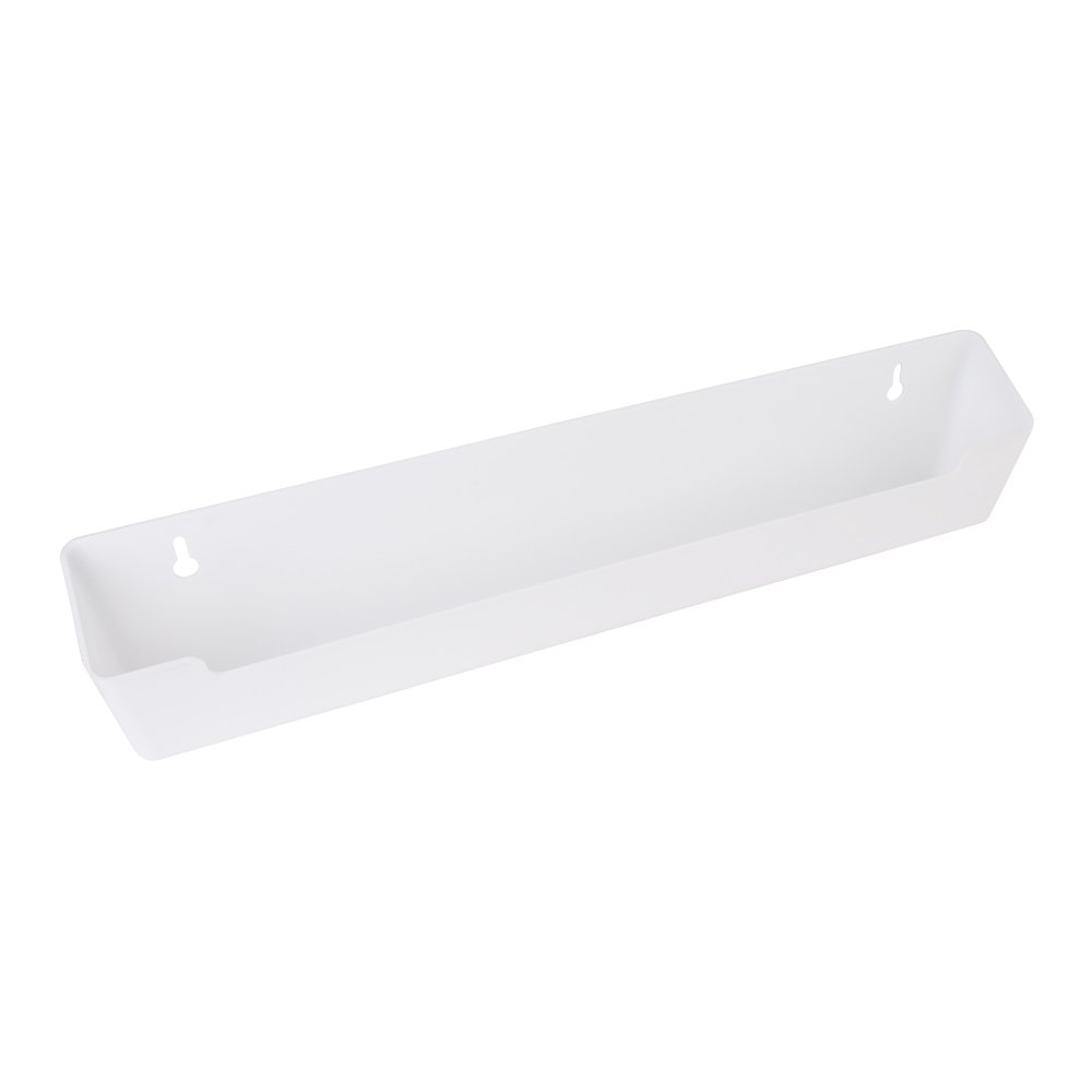 Hardware Resources 14" Slim Depth Plastic Tip-out Tray For Sink Front