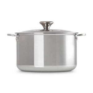 Le Creuset Tri-Ply Stainless Steel 7 Quart Stockpot, Medium