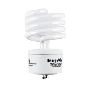 Bulbrite CFL T2 Non-Dimmable Twist & Lock Bi-Pin Base (GU24) Coil Light Bulb, 100 Watt Equivalent, Frost