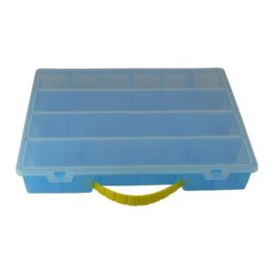 Romanoff: Organizer Box Large, Blue (19 Compartments)