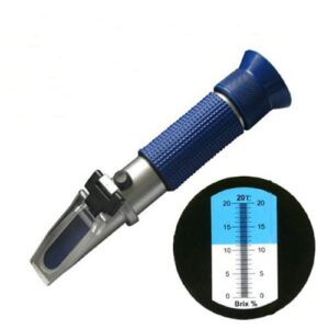 sinotech hand held 0-20% brix cutting liquids refractometer rhb-20atc brix tester