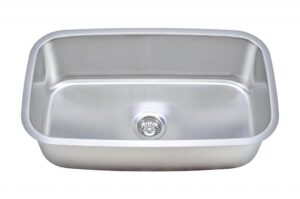 wells cmu3118-10-1 craftsmen series stainless steel kitchen sink package, 31", brushed matte finish