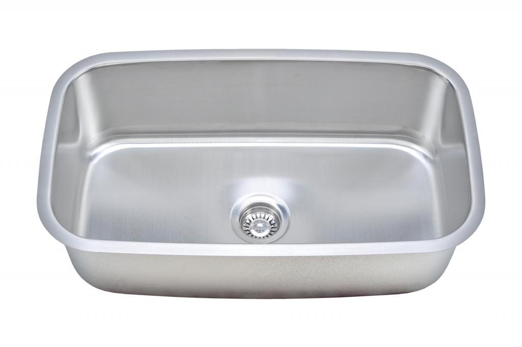 Wells CMU3118-10-1 Craftsmen Series Stainless Steel Kitchen Sink Package, 31", Brushed Matte Finish