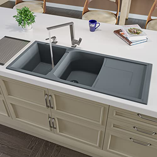 ALFI brand AB4620DI-T Kitchen Sink, Titanium