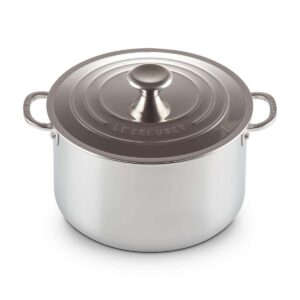 Le Creuset Tri-Ply Stainless Steel 7 Quart Stockpot, Medium