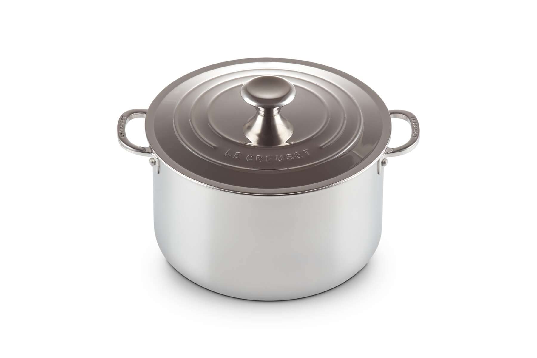 Le Creuset Tri-Ply Stainless Steel 7 Quart Stockpot, Medium