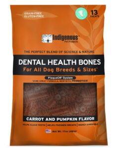 indigenous dental health bones carrot pumpkin flavor