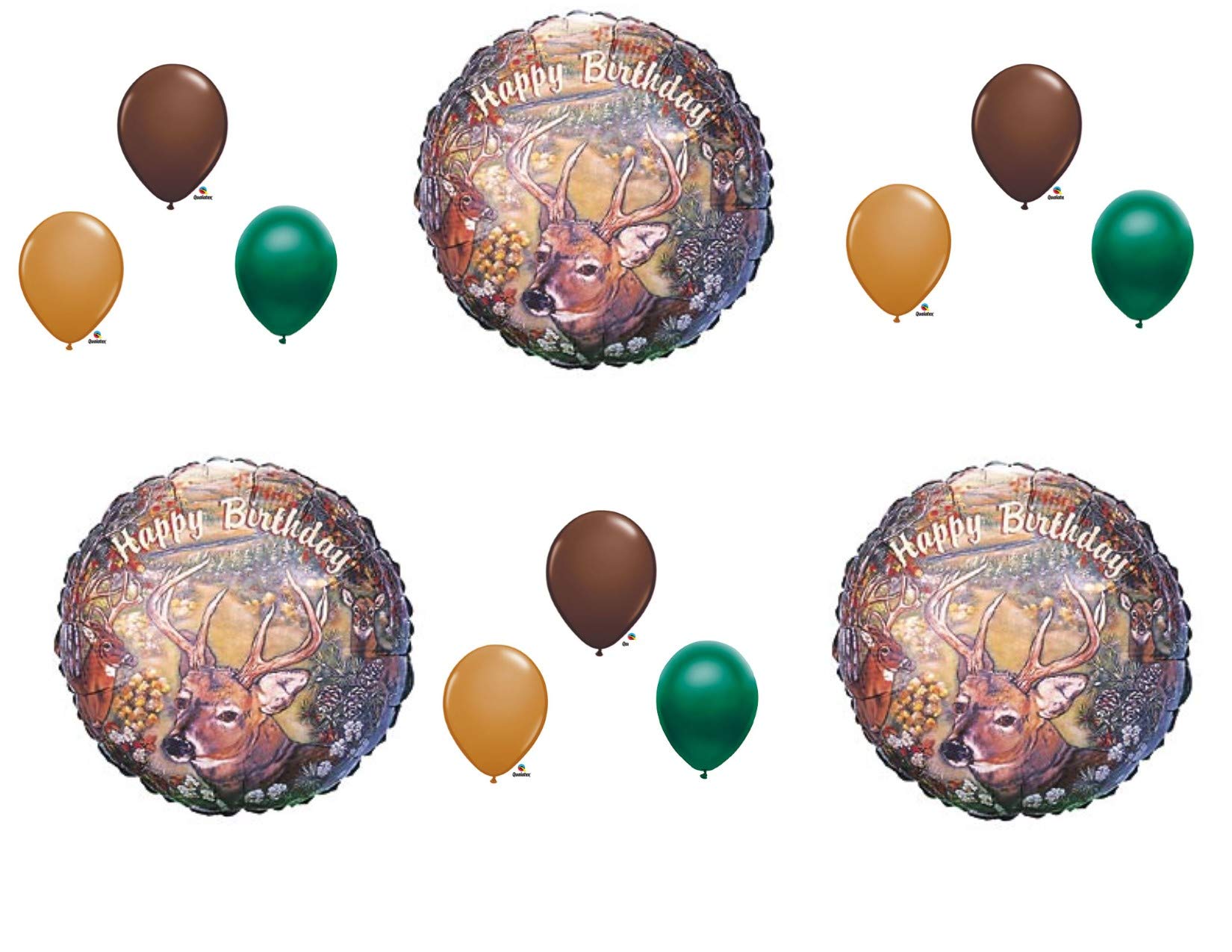 Deer hunting Camouflage Birthday Party Balloons Favors Decorations Supplies