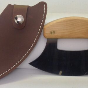 Genuine Leather Ulu Knife Quality Sheath Natural - For Inupiat Knife Only