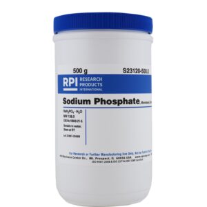 sodium phosphate monobasic monohydrate [sodium dihydrogen phosphate monohydrate], 500 grams