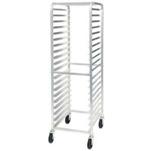 winco aluminum sheet pan/bun rack, 3" spacing, 20 tier