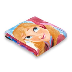 Northwest Frozen Micro Raschel Throw Blanket, 46" x 60", Loving Sisters